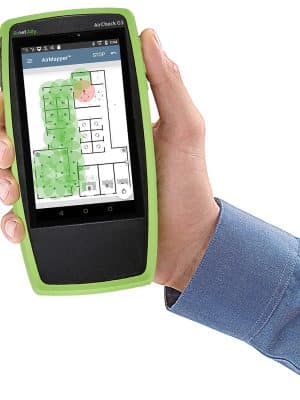 Aircheck G3 in hand